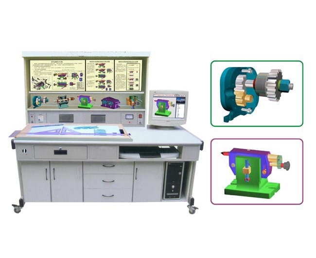机械制图多媒体三维测绘设计实训装置
