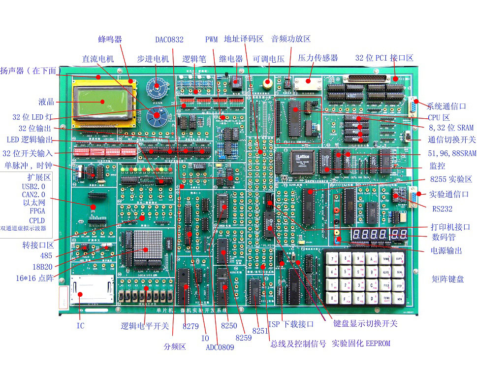 <b>单片机.微机接口实验开发实验箱</b>