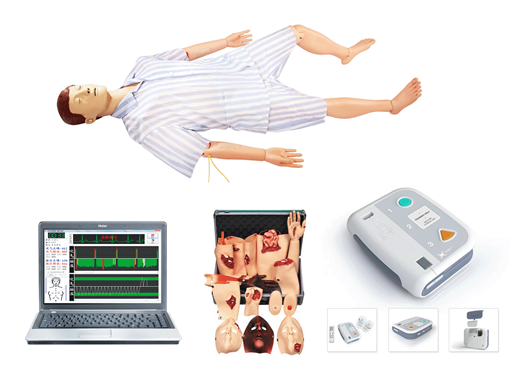 <b>高级综合急救护理训练模拟人 AED.CPR.护理.创伤</b>